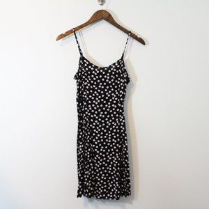 Forever 21 Daisy Skater Dress Black Medium